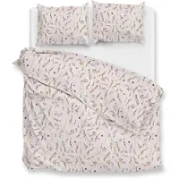 Zo! Home Zohome dekbedovertrek set PACO PINK florale print - 260 x 200/220 cm