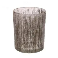 Meander Wind Light glass gold colour Ø10x13cm