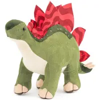 Baby Mix pluchen stegosaurus knuffel 38 cm - Dinosaurus knuffel