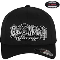 Gas Monkey Garage Flexfit Baseball Cap GMG-92-GMG9902-CB37 Black-S/M