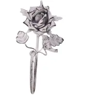 MEA Haak bloem wit 14,5 cm