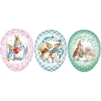MEA Ei karton Peter Rabbit & Friends. 3 ass. 9cm
