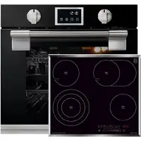 Kaiser - Inbouwoven - EH 6338 s - kookplaat - KCT 6715 F - pyrolytische oven - 11 functies - Elektrische kookplaat - 60 cm