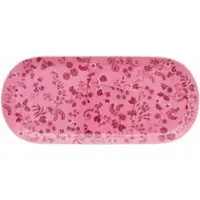 Pip studio Taartplateau Rectangular Jolie Flowers Pink 33,3 x 15,5 cm (Set van 6)
