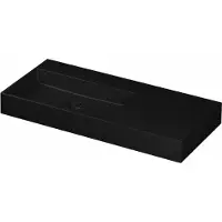 Ink Wastafel united 1000x450x110 mm mat zwart 0206404