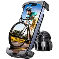 Lisen -De Ultieme Fiets/Motor Telefoonhouder – Sterk-Veilig, Stabiel en Makkelijk te Installeren-Smartphones van 4,5 tot 7 inch