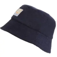 Me & My Monkey buckethat van badstof donkerblauw Hoed Jongens Katoen Logo - maat 116-134