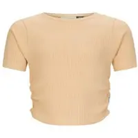 Retour Jeans T-shirt zand Beige Meisjes Katoen Ronde hals Effen - maat 122/128