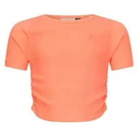 Retour Jeans T-shirt oranje Meisjes Katoen Ronde hals Printopdruk - maat 182/188