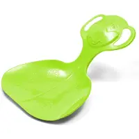 Baby Mix kunststof kinderslee 54x34 cm groen - Slee schep