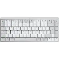 Logitech Draadloos toetsenbord Logitech MX Mechanical Qwertz Duits Wit Grijs