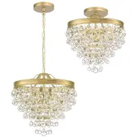 Toolight Kristallen Hanglamp APP1621-3CP Gold