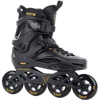 Tempish Viber L.E. 90 Skeelers Volwassenen – 4x90mm Wielen – Fitness / Speed Inline Skates – Zwart Goud – Maat 40