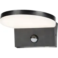 Rabalux 77119 Buitenwandlamp Batida LED 9, kunststof, kunststof, zwart