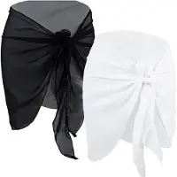 Karma Beach Wrap Sarong - Set Van 2 Dames Beach Wrap Sarong Long, Beach Wrap Sarong - Grote Strandhanddoek Met Franjeselegante En Veelzijdige Strandhanddoek Voor Alle Gelegenheden