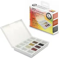 Daniel Smith Aquarel Verf - Aquarelverf Set - Watercolour Half Pan Set "Earth" with 6 Pans