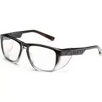Univet veiligheidsbril Eigentijds 571, EN 166, EN 170, heldere lens, nylon montuur, anticondens/kras Vanguard Plus