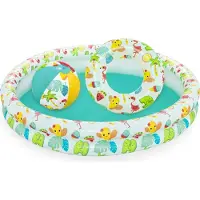 Bestway Opblaasbaar Kinderen Zwembad 2 Ringen Set 122x20 cm +2 Jaar Tuin 51124