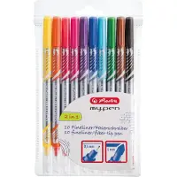 Herlitz fineliner-Faserschreiber my.pen 2 Spitzen 10er Etui