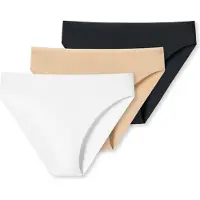 Schiesser Slip 'Uncover' beige / zwart / wit