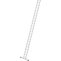 MUNK Günzburger Steigtechnik enkelsportladder, aluminium, B 350 mm, sportafstand 280 mm, belastbaar tot 150 kg, 22 sporten