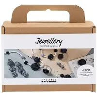 Creativ Company CC Mini hobbyset Sieraden Zwart en Wit
