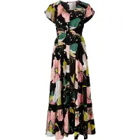 Apricot Zomerjurk gemengde kleuren / zwart