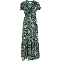 Apricot Maxi-jurk van viscose in all-over look