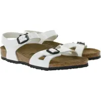 Birkenstock Rio Sandalen - White Patent - Smal - Maat 28