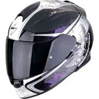Scorpion Exo-491 Run Integraalhelm Zwart/Lila XS unisex