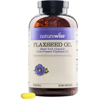 NatureWise Organic Flaxseed Oil 1200 mg softgels (240 Softgels)