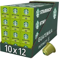 Starbucks by Nespresso capsules Guatemala - 10 koffiecups x 12 doosjes
