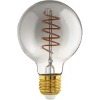 Eglo Smart lamp E27 | Globe G80 | Smokey | 2000K | Zigbee | 4W