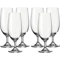 Leonardo Daily bierglazen op voet - 36 cl - 6 stuks
