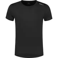 Rogelli Promo Hardloopshirt Heren - Korte Mouwen - Zwart - 3XL