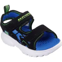 SKECHERS Jongens Scheermes Splash Sandalen Zwart