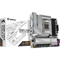 Gigabyte B650M A ELITE AX ICE Moederbord Socket AMD AM5 Vormfactor Micro-ATX Moederbord chipset AMD B650