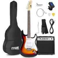Max GigKit elektrische gitaar starterset met o.a. 40W versterker - 4/4