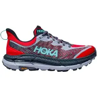 Hoka One One - Trailschoenen - Mafate Speed 4 W Cerise / Stormy Skies voor Dames - Maat 5 US - Rood