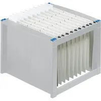 Helit the rack Hangmappenrek A4 36 x 38 x 26 cm 40 Hoezen Kunststof Grijs