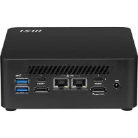 MSI kale Cubi NUC 1MG-007BDE Intel Core 7 150U, Intel grafische processor, 2x DDR5 SO-DIMM, 1x M.2, WIFI6E, BT 5.3, oOS