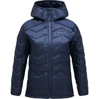 Peak Performance - Dames donsjassen - W Elevate Liner Hood Blue Shadow voor Dames van Gerecycled Polyester - Maat XS - Blauw