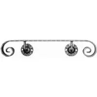 Bima Alberts 440022 leuning | smeedijzer, 2 steunen | thermisch verzinkt | 40 x 800 mm