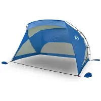 vidaXL Strandtent 274x178x170/148 cm 185T polyester azuurblauw
