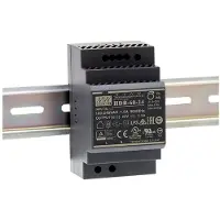 Senetic MEAN WELL HDR-60-24 power supply unit 60 W Roestvrijstaal