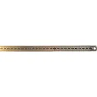 Rumold liniaal 323705, roestvrij staal zilver, L 50 cm, 0,5 mm maatverdeling, ophanggat
