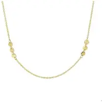 The Jewelry Collection Geelgouden Collier rondjes 1 4020747