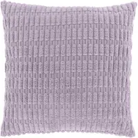 Unique living CEDRO - Sierkussen - 45x45 cm - Ribmotief - Lila