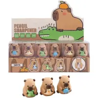 Centrum Capybara 81237 - Puntenslijpers - 24 stuks - Schattig ontwerp
