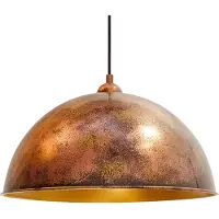 Bamyum Vintage Kupfer Hanglampen Metalen 1xE27 Fitting Ø 40 cm Pendellamp Voor Binnen Binnenkleur is Goud